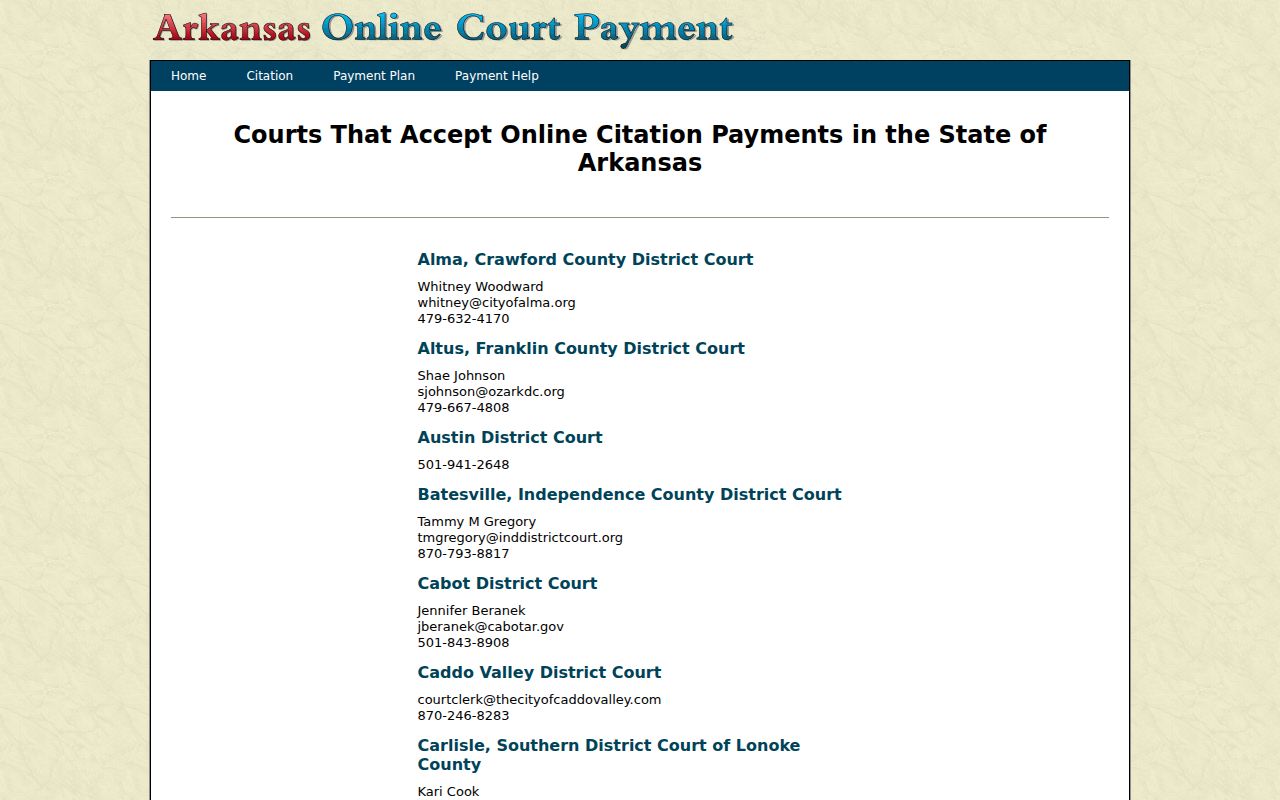 Howard County warrant search official online payment court list