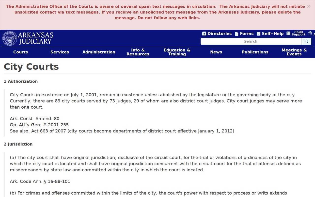 Howard County active warrants Arkansas city court process