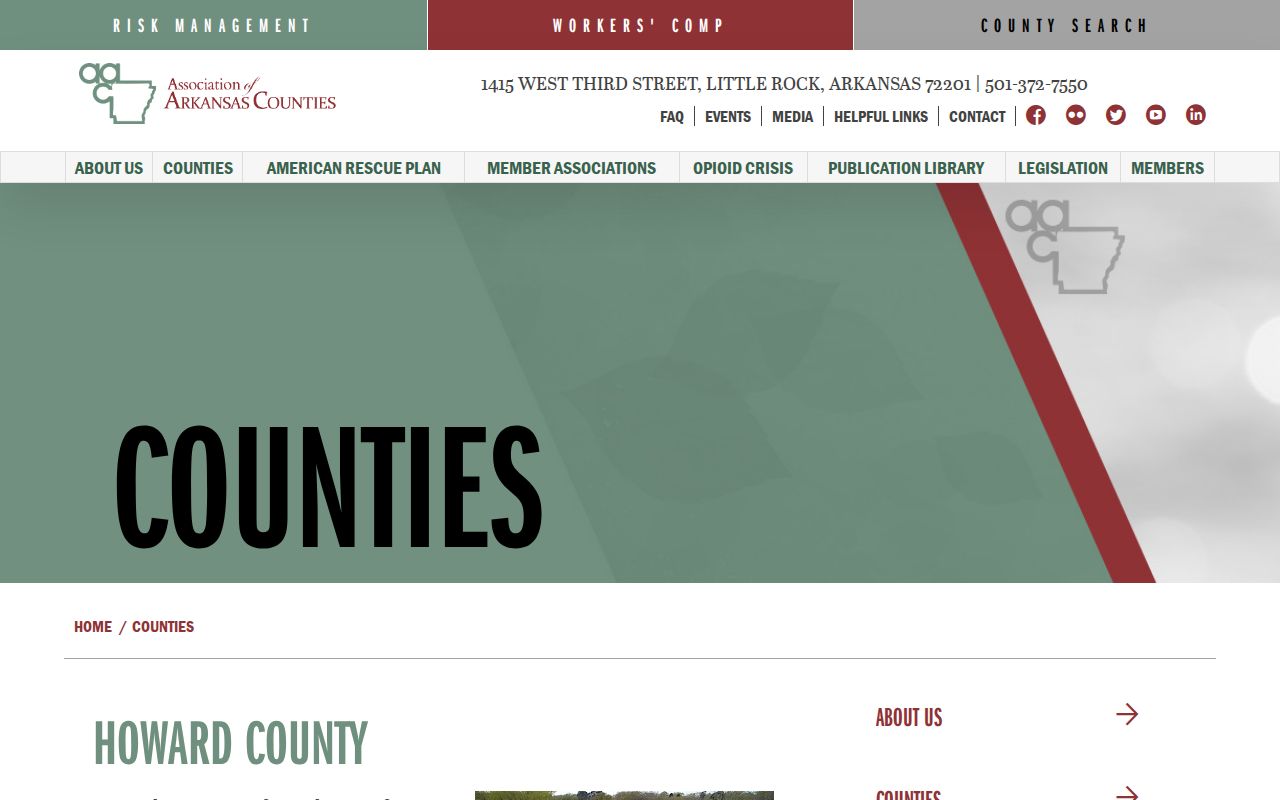 Howard County courthouse and county office profile for arrest warrant record routing