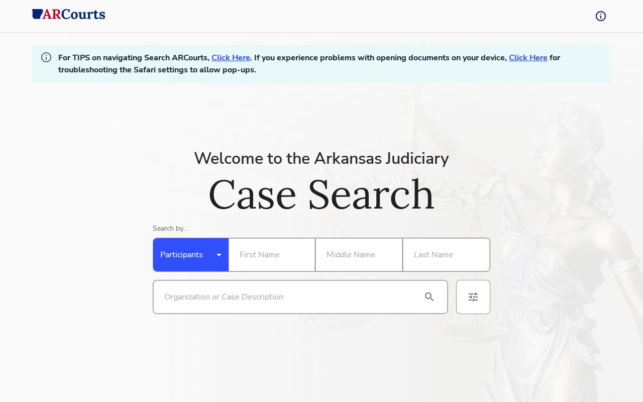 Howard County warrant records legacy CourtConnect screen